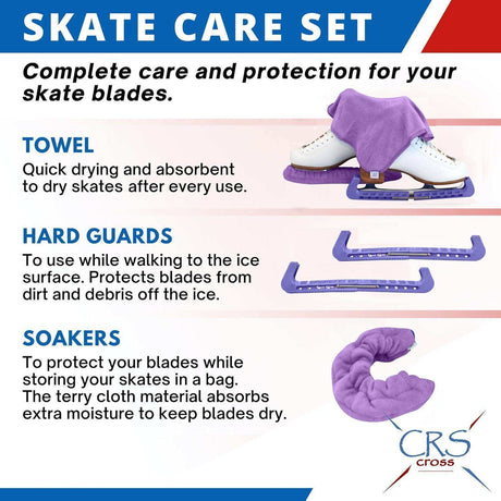 CRS Cross Skate Guards, Soakers and Towel - Adults Skate Too LLC