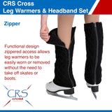 CRS Cross Zipper Leg Warmers and Headband