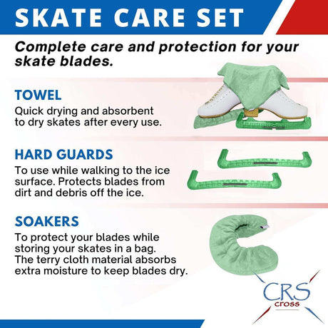 CRS Cross Skate Guards, Soakers and Towel - Adults Skate Too LLC