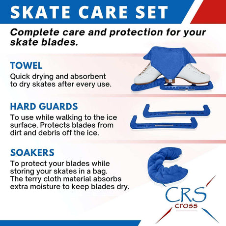 CRS Cross Skate Guards, Soakers and Towel - Adults Skate Too LLC