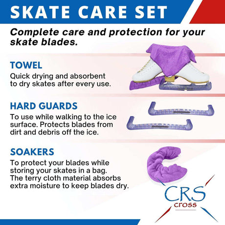 CRS Cross Skate Guards, Soakers and Towel - Adults Skate Too LLC