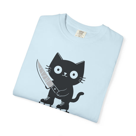 Knife Shoes Cat Unisex T-Shirt - Adults Skate Too LLC