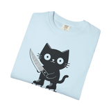 Knife Shoes Cat T-Shirt