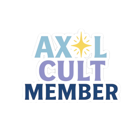 Axel Cult Member Stickers - Adults Skate Too LLC