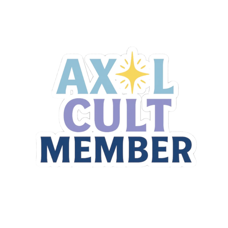 Axel Cult Member Stickers - Adults Skate Too LLC