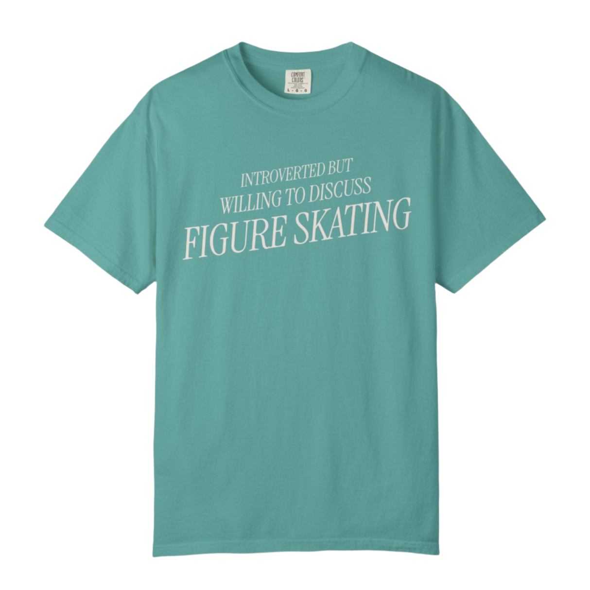 Introverted but Willing to Discuss Figure Skating T-Shirt - Adults Skate Too LLC