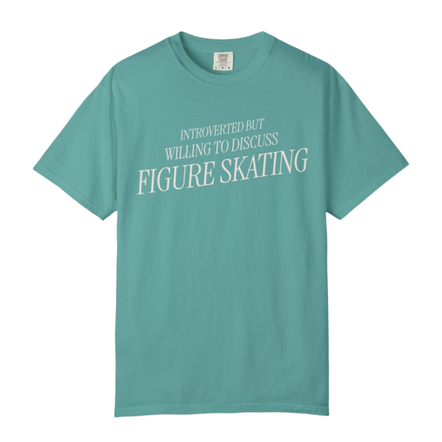 Introverted but Willing to Discuss Figure Skating T-Shirt - Adults Skate Too LLC