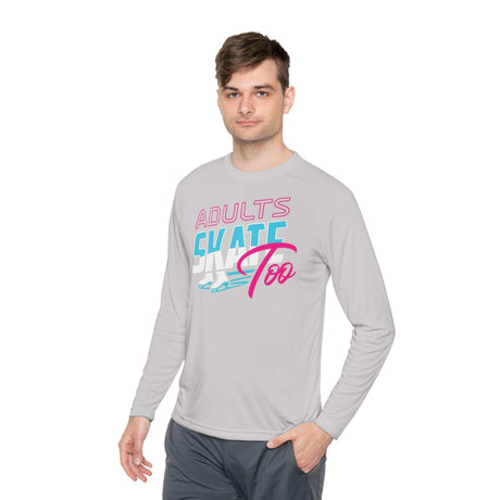 Retro Unisex Long Sleeve - Adults Skate Too LLC