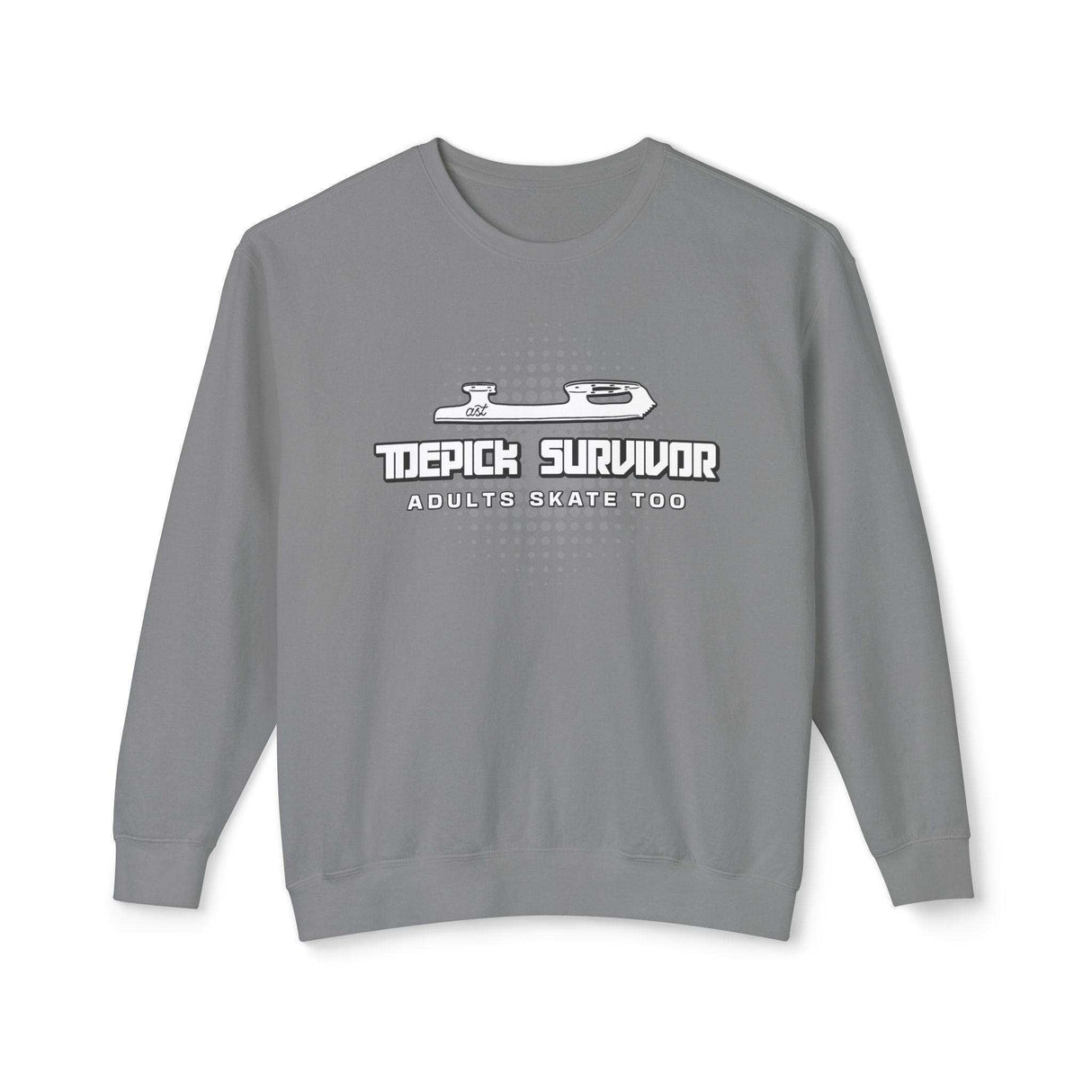 Toepick Survivor Unisex Sweatshirt - Adults Skate Too LLC