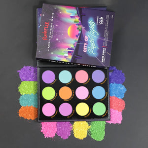 City of Pastel Lights - 12 Pastel Pigment & Eyeshadow Palette