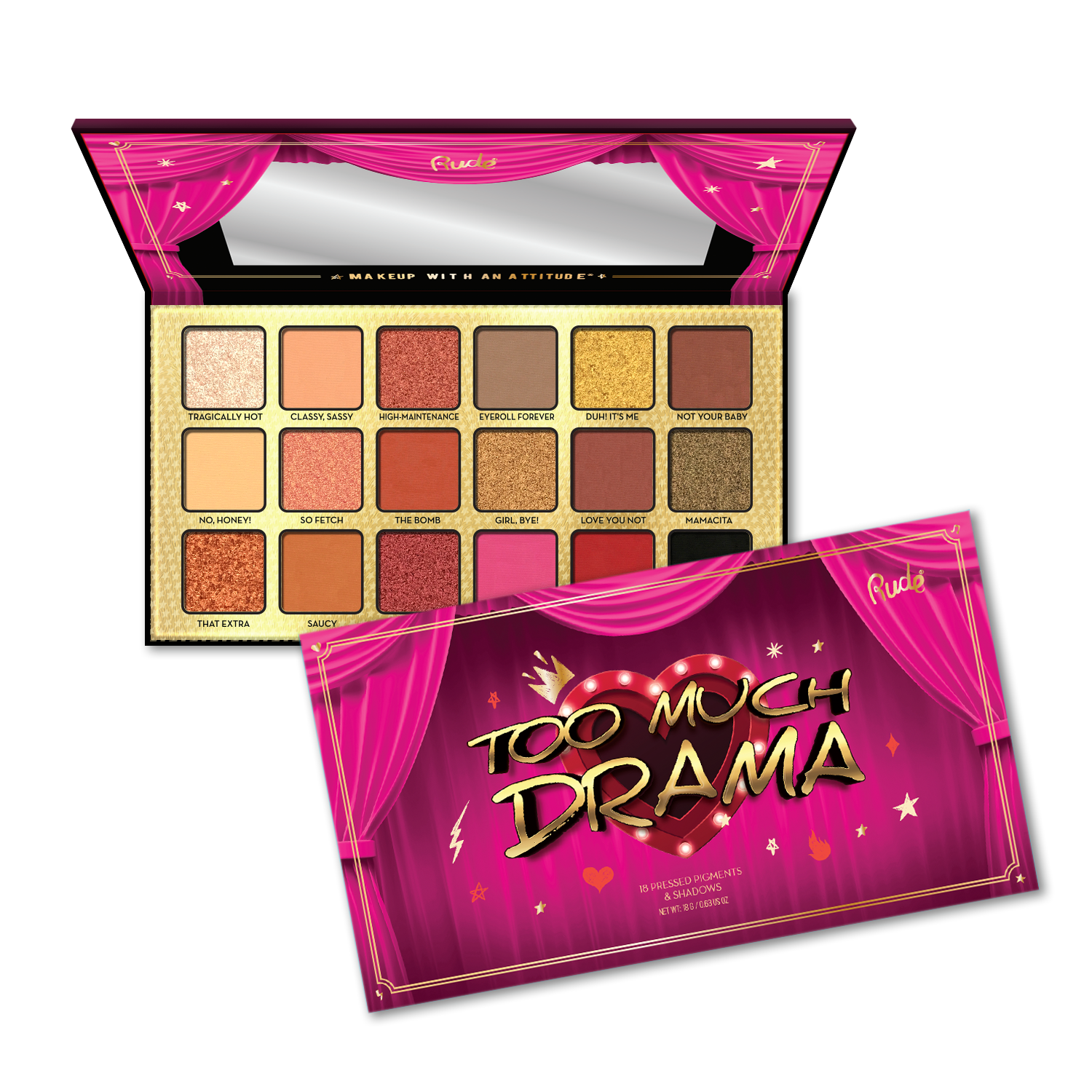 Too Much Drama - 18 Eyeshadow Palette
