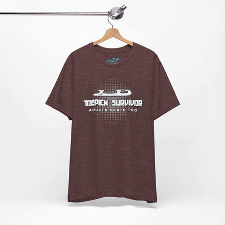 Toepick Survivor Tee - Adults Skate Too LLC