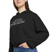 Introverted but Willing to Discuss Skating Cinched Hoodie - Adults Skate Too LLC
