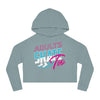 Retro Women’s Cropped Hooded Sweatshirt