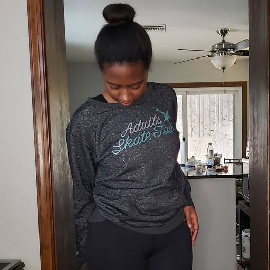Cursive Glitter Hoodie