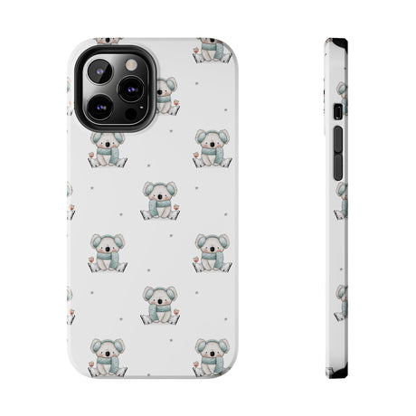 Cute Koala Tough Phone Case - Durable Protection for Nature Lovers