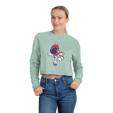 Cosmic Skater Women's Cropped Sweatshirt