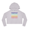 Toepick! Cropped Hoodie - Adults Skate Too LLC