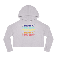 Toepick! Cropped Hoodie - Adults Skate Too LLC