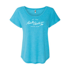 Social Club Dolman Tee - Adults Skate Too LLC