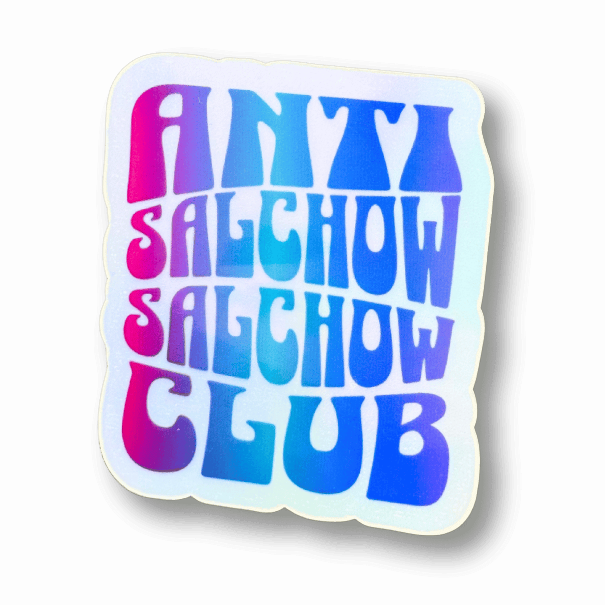 Anti Salchow Salchow Club Holographic Sticker