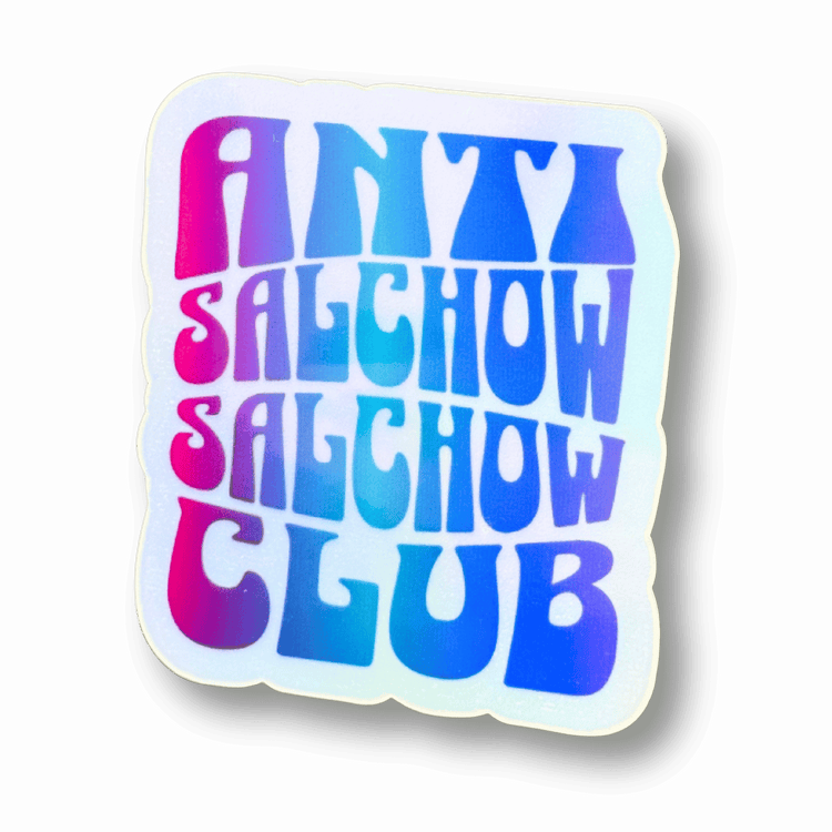 Anti Salchow Salchow Club Holographic Sticker