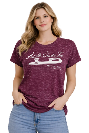 Adults Skate Too Athletic Club Pearl White Tee - XS - OneofOne