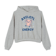 'Axelotl Energy' Women’s Cinched Bottom Hoodie - Adults Skate Too LLC