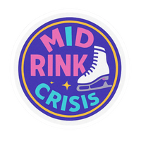 Mid Rink Crisis Skating Stickers - Adults Skate Too LLC