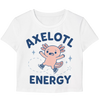 Axelotl Energy Women's Baby Tee - Adults Skate Too LLC