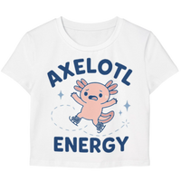 Axelotl Energy Women's Baby Tee - Adults Skate Too LLC