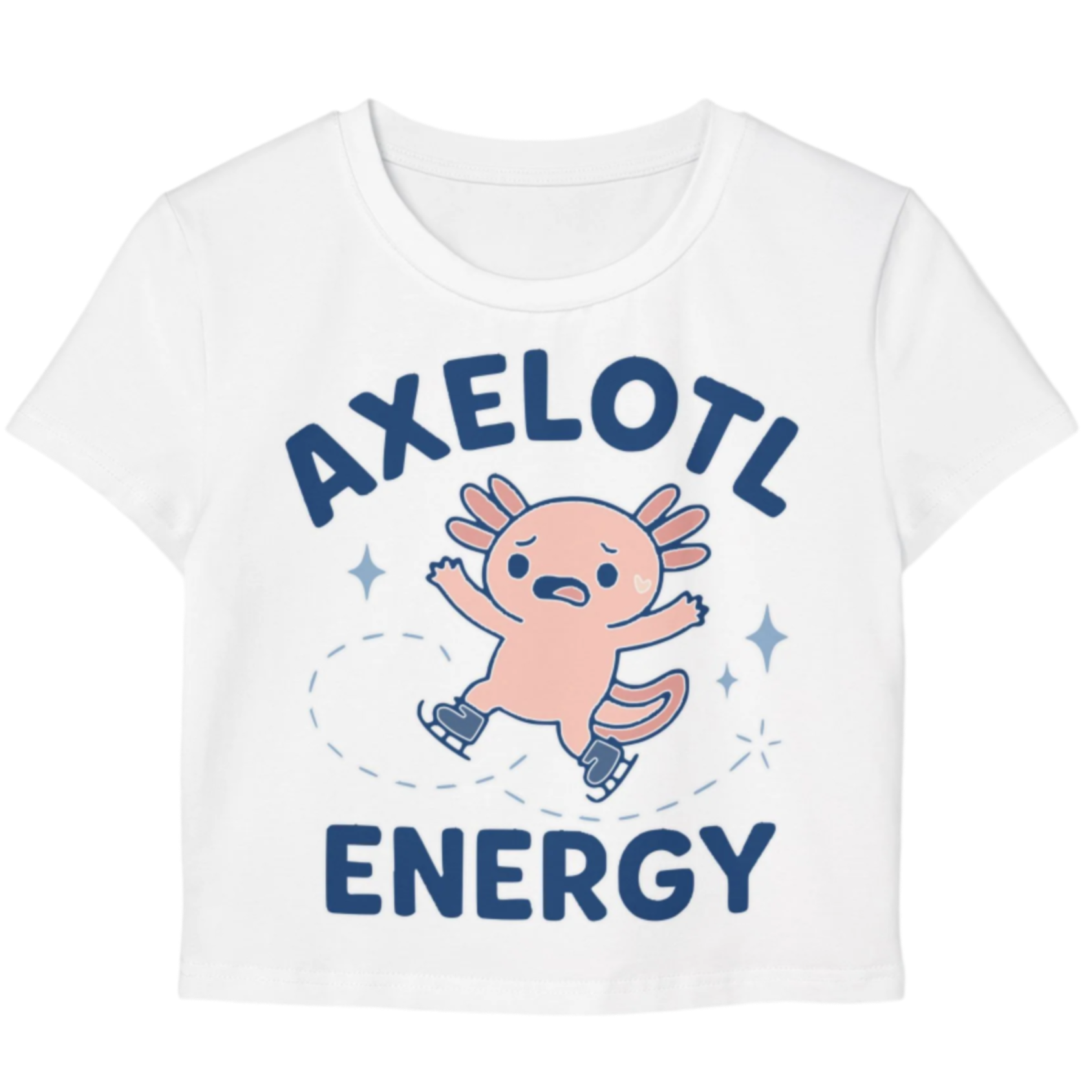 Axelotl Energy Women's Baby Tee - Adults Skate Too LLC