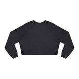 Retro Women's Cropped Fleece Pullover - Adults Skate Too LLC