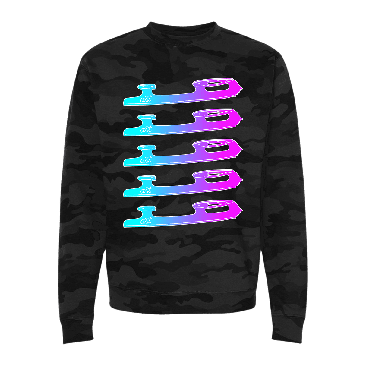 Ombre Blades Camo Sweatshirt - Adults Skate Too LLC