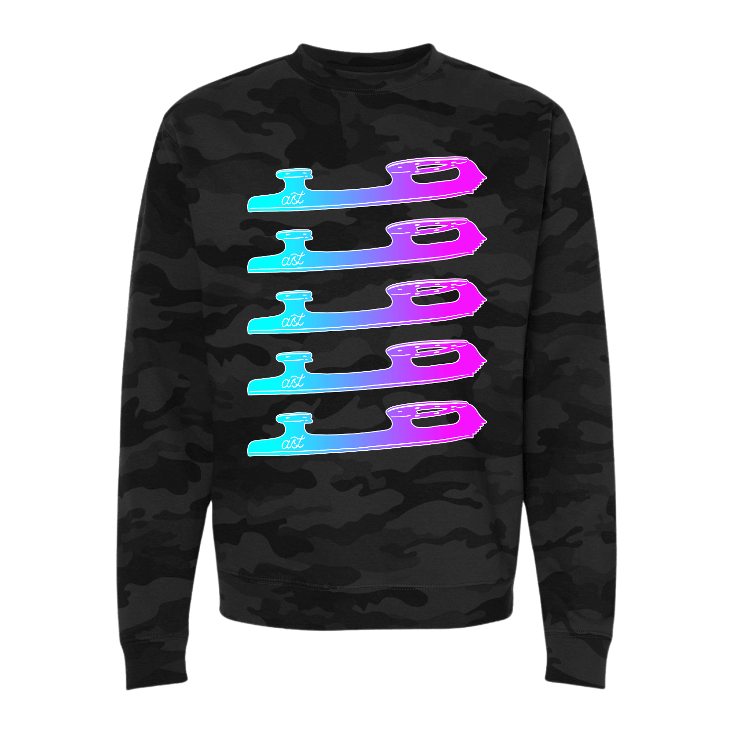 Ombre Blades Camo Sweatshirt