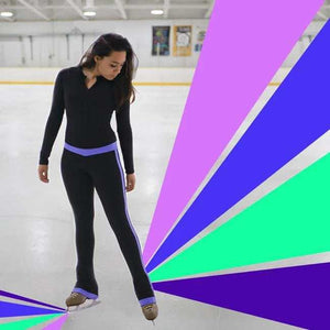 ColorFlow Long Sleeve Raglan FlowSuit - Adults Skate Too LLC