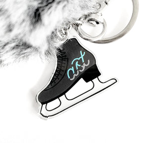 AST Bag Pom & Skate Keychain