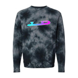 AST Blade Unisex Black Tie-Dyed Sweatshirt - XXL, XXXL - Adults Skate Too LLC