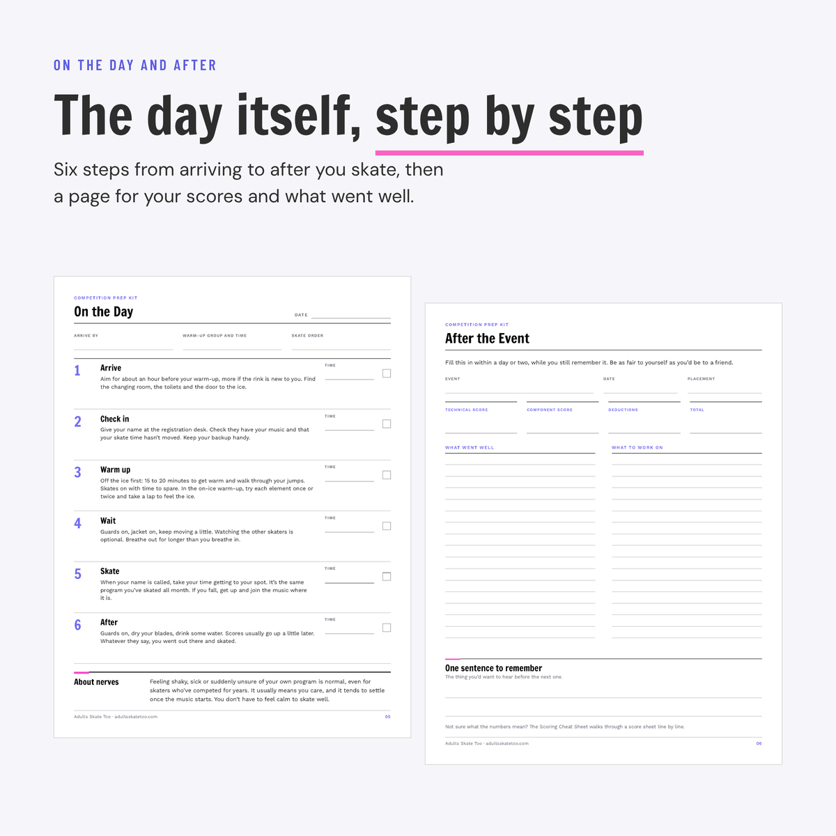 Competition Prep Kit (Printable PDF)