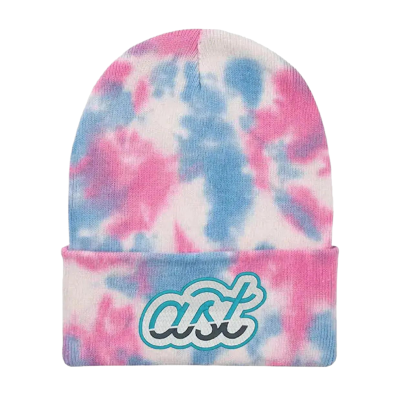 AST Embroidered Patch Cotton Candy Beanie