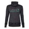 Cursive Cowl Neck Sweatshirt