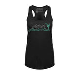 AST Cursive Racerback Tank - Adults Skate Too LLC