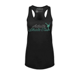 Cursive Racerback Tank - Adults Skate Too LLC