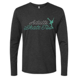 Cursive Long Sleeve - Adults Skate Too LLC