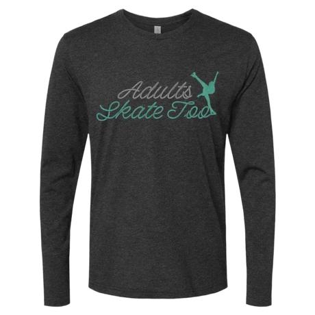 Cursive Long Sleeve - Adults Skate Too LLC