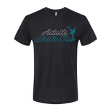 AST Cursive T-Shirt - Adults Skate Too LLC