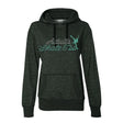 AST Cursive Women's French Terry Glitter Hoodie Adults Skate Too LLC