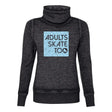 AST Ice Square Cowl Neck Sweatshirt Adults Skate Too LLC