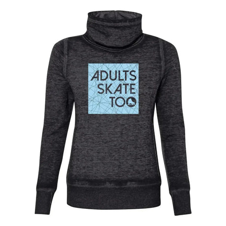 AST Ice Square Cowl Neck Sweatshirt Adults Skate Too LLC