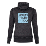 Ice Square Cowl Neck Sweatshirt - Adults Skate Too LLC